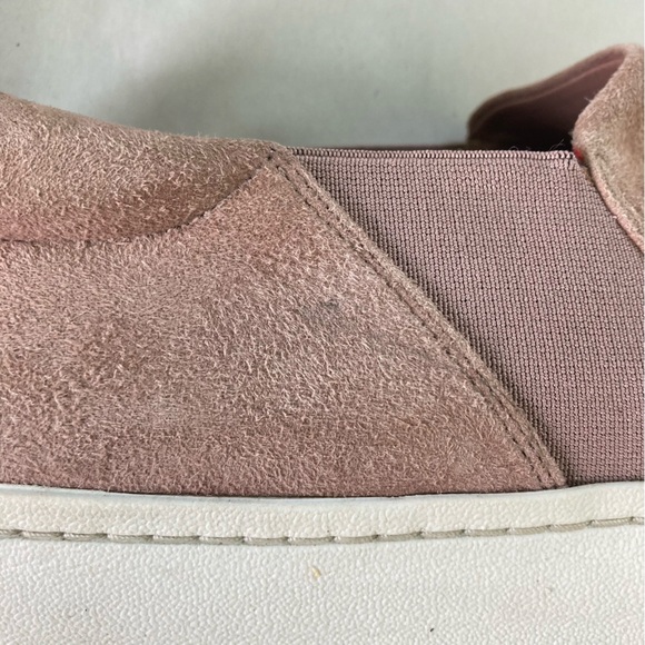 Vince Warren Suede Platform Slip-On Sneakers Dusty Pink Mauve (Size US 10 EU 40) - Picture 9 of 14